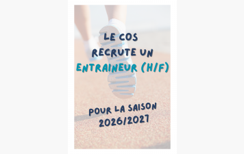 Nous proposons un poste d'Entraineur (H/F) !
